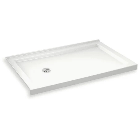 Maax B3Round 59-7/8" x 29-7/8" Rectangular Shower Base with Double Threshold and Left Drain 3 Maax B3Round 59-7/8" x 29-7/8" Rectangular Shower Base with Double Threshold and Left Drain