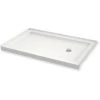 Maax B3Round 59-7/8" x 29-7/8" Rectangular Shower Base with Single Threshold and Right Drain 1 Maax B3Round 59-7/8" x 29-7/8" Rectangular Shower Base with Single Threshold and Right Drain -Shower Bases Sales maax 410004 r 501 001 4503595