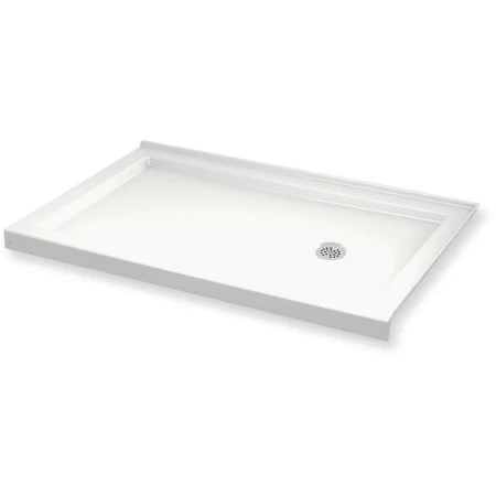 Maax B3Round 59-7/8" x 29-7/8" Rectangular Shower Base with Double Threshold and Right Drain 3 Maax B3Round 59-7/8" x 29-7/8" Rectangular Shower Base with Double Threshold and Right Drain