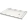 Maax B3Round 59-7/8" x 35-7/8" Rectangular Shower Base with Single Threshold and Right Drain -Shower Bases Sales maax 410006 l 501 001 4503595
