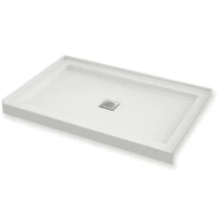 Maax B3Square 47-7/8" x 31-7/8" Rectangular Shower Base with Single Threshold and Center Drain