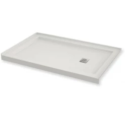 Maax B3Square 59-7/8" x 31-7/8" Rectangular Shower Base with Single Threshold and Left Drain