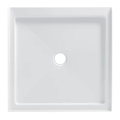Miseno 32" x 32" Shower Base with Single Threshold and Center Drain 9 Miseno 32" x 32" Shower Base with Single Threshold and Center Drain -Shower Bases Sales miseno msp 3232c top view 2