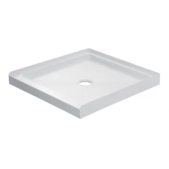 Miseno 32" x 32" Shower Base with Single Threshold and Center Drain