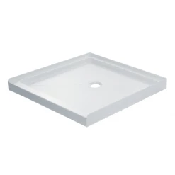 Miseno 35-7/8" x 35-7/8" Shower Base with Single Threshold and Center Drain