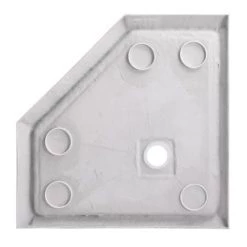 Miseno 35-1/4" x 35-1/4" Shower Base with Triple Threshold and Center Drain -Shower Bases Sales miseno msp 3636na bottom view 19