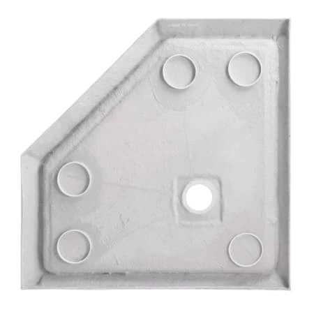 Miseno 37-1/2" x 37-1/2" Shower Base with Triple Threshold and Center Drain 5 Miseno 37-1/2" x 37-1/2" Shower Base with Triple Threshold and Center Drain - Image 3