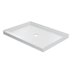 Miseno 47-3/4" x 33-3/4" Shower Base with Single Threshold and Center Drain