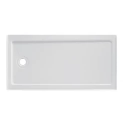 Miseno 59-7/8" x 30" Shower Base with Single Threshold and Left Drain 9 Miseno 59-7/8" x 30" Shower Base with Single Threshold and Left Drain -Shower Bases Sales miseno msp 6030l top view 6