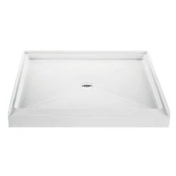 MTI Baths Designer 36" x 36" Rectangular Shower Base with Single Threshold and Center Drain