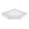 MTI Baths 36" x 36" Shower Base with Single Threshold and Center Drain 2 MTI Baths 36" x 36" Shower Base with Single Threshold and Center Drain -Shower Bases Sales mti baths mtsb 36na 5971796