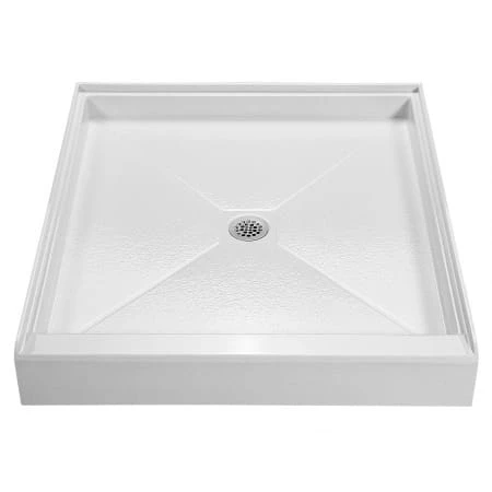 MTI Baths Designer 42" x 48" Rectangular Shower Base with Single Threshold and Center Drain 3 MTI Baths Designer 42" x 48" Rectangular Shower Base with Single Threshold and Center Drain