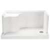 MTI Baths 48" x 31-1/2" Shower Base with Single Threshold and Right Drain 2 MTI Baths 48" x 31-1/2" Shower Base with Single Threshold and Right Drain -Shower Bases Sales mti baths mtsb 4832seated 5971796