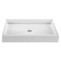 MTI Baths Designer 48" x 33-1/2" Rectangular Shower Base with Single Threshold and Center Drain