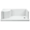 MTI Baths 59-3/4" x 29-1/2" Shower Base with Single Threshold and Left Drain -Shower Bases Sales mti baths mtsb 6030seated 5971796