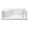 MTI Baths Designer 59-5/8" x 29-1/2" Rectangular Shower Base with Single Threshold and Right Drain -Shower Bases Sales mti baths mtsb 6030seated rh 9267999