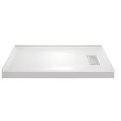 MTI Baths Designer 60" x 36" Rectangular Shower Base with Single Threshold and Left Drain