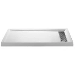 MTI Baths 71-3/4" x 36" Shower Base with Single Threshold and Right Drain