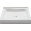 PROFLO Morenci 32" x 32" Square Shower Base with Single Threshold and Center Drain -Shower Bases Sales proflo pfsb3232wh 7004816