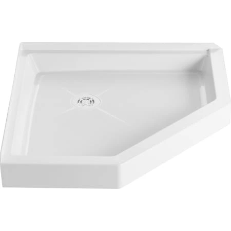 PROFLO Morenci 36" x 36" Neo-Angle Shower Base with Triple Threshold and Rear Drain 6 PROFLO Morenci 36" x 36" Neo-Angle Shower Base with Triple Threshold and Rear Drain - Image 4