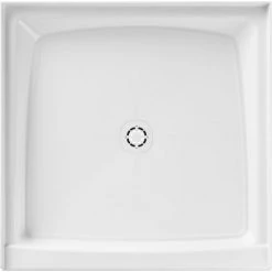 PROFLO Morenci 36" x 36" Square Shower Base with Single Threshold and Center Drain