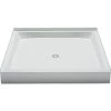 PROFLO Morenci 42" x 42" Square Shower Base with Single Threshold and Center Drain -Shower Bases Sales proflo pfsb4242wh 7004816