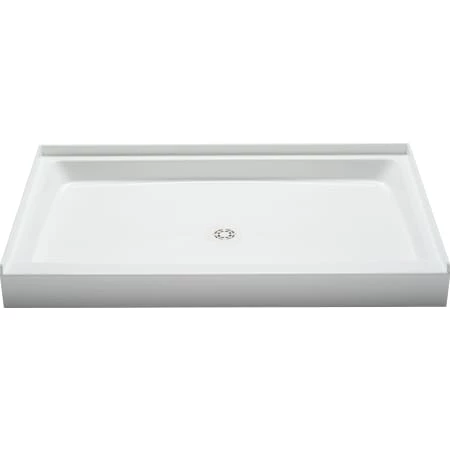 PROFLO Morenci 54" x 34" Rectangular Shower Base with Single Threshold and Center Drain 3 PROFLO Morenci 54" x 34" Rectangular Shower Base with Single Threshold and Center Drain