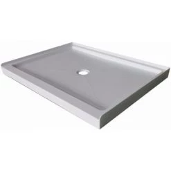 PROFLO Hammond 48" x 36" Rectangular Shower Base with Single Threshold and Center Drain