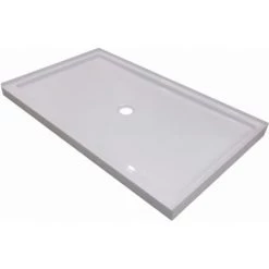 PROFLO Hammond 60" x 34" Rectangular Shower Base with Single Threshold and Center Drain
