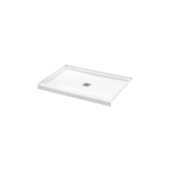 PROFLO Bannack 48" x 36" Rectangular Shower Base with Single Threshold and Center Drain