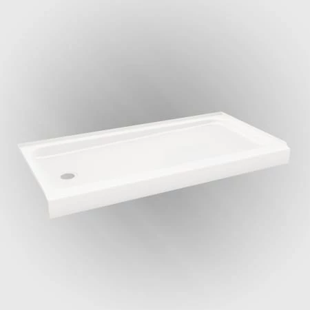PROFLO Bannack 60" x 30" Rectangular Shower Base with Single Threshold and Left Drain 3 PROFLO Bannack 60" x 30" Rectangular Shower Base with Single Threshold and Left Drain