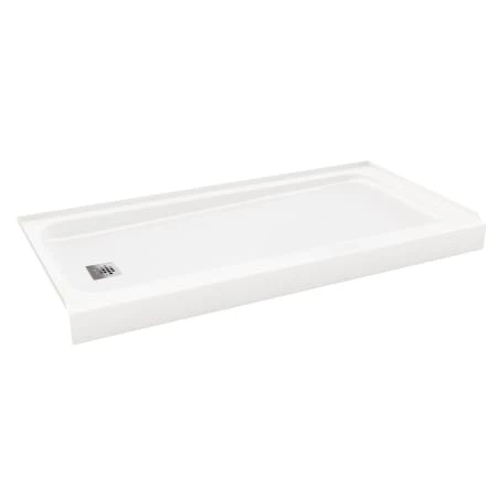 PROFLO Bannack 60" x 36" Rectangular Shower Base with Single Threshold and Left Drain 3 PROFLO Bannack 60" x 36" Rectangular Shower Base with Single Threshold and Left Drain