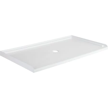 Signature Hardware 64" x 36" Three Wall Alcove Shower Base with Single Threshold and Center Drain Opening - Less Drain 3 Signature Hardware 64" x 36" Three Wall Alcove Shower Base with Single Threshold and Center Drain Opening - Less Drain