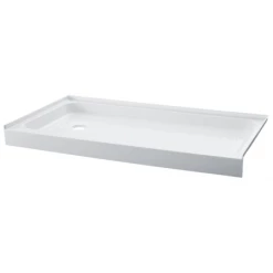 Swiss Madison Voltaire 60" x 32" Rectangular Shower Base with Single Threshold, and Left Drain