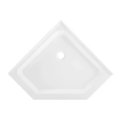 Swiss Madison Voltaire 36" x 36" Neo-Angle Shower Base with Single Threshold and Rear Drain