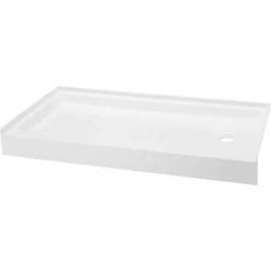 Swiss Madison Voltaire 60" x 34" Rectangular Shower Base with Single Threshold and Right Drain