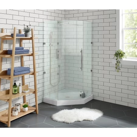 Swiss Madison Voltaire 42" x 42" Rectangular Shower Base with Single Threshold, and Center Drain 4 Swiss Madison Voltaire 42" x 42" Rectangular Shower Base with Single Threshold, and Center Drain - Image 2